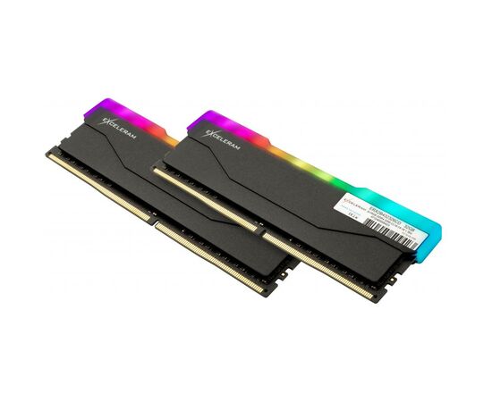 Модуль пам'яті для комп'ютера DDR4 32GB (2x16GB) 3200 MHz RGB X2 Series Black eXceleram (ERX2B432326CD), зображення 2 Модуль пам'яті для комп'ютера DDR4 32GB (2x16GB) 3200 MHz RGB X2 Series Black eXceleram (ERX2B432326CD), зображення 2