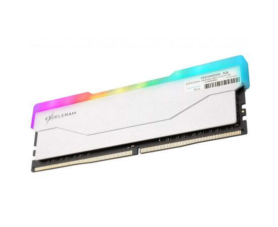 Модуль пам'яті для комп'ютера DDR4 8GB 3200 MHz RGB X2 Series White eXceleram (ERX2W408326A), зображення 2 Модуль пам'яті для комп'ютера DDR4 8GB 3200 MHz RGB X2 Series White eXceleram (ERX2W408326A), зображення 2