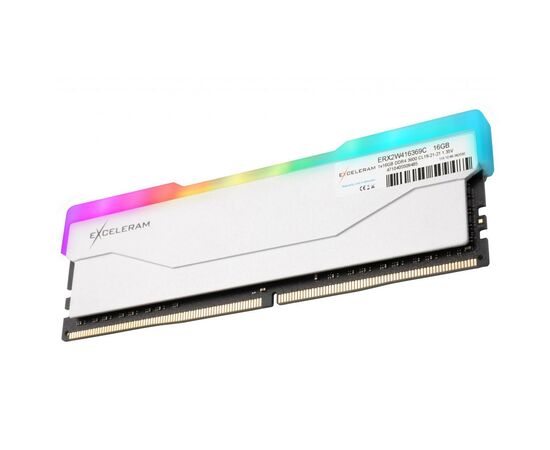 Модуль пам'яті для комп'ютера DDR4 16GB 3600 MHz RGB X2 Series White eXceleram (ERX2W416369C), зображення 2 Модуль пам'яті для комп'ютера DDR4 16GB 3600 MHz RGB X2 Series White eXceleram (ERX2W416369C), зображення 2