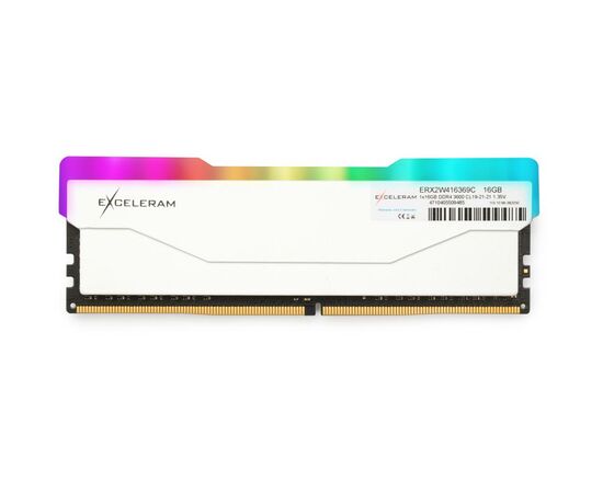 Модуль памяти для компьютера DDR4 16GB 3600 MHz RGB X2 Series White eXceleram (ERX2W416369C)