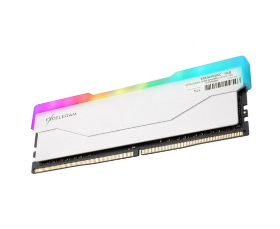 Модуль пам'яті для комп'ютера DDR4 16GB 2666 MHz RGB X2 Series White eXceleram (ERX2W416269C), зображення 2 Модуль пам'яті для комп'ютера DDR4 16GB 2666 MHz RGB X2 Series White eXceleram (ERX2W416269C), зображення 2