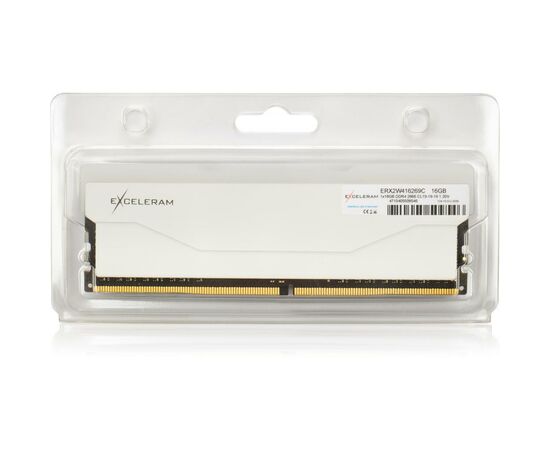 Модуль пам'яті для комп'ютера DDR4 16GB 2666 MHz RGB X2 Series White eXceleram (ERX2W416269C), зображення 3 Модуль пам'яті для комп'ютера DDR4 16GB 2666 MHz RGB X2 Series White eXceleram (ERX2W416269C), зображення 3