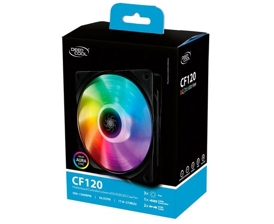 Кулер для корпуса Deepcool CF120, изображение 8 Кулер для корпуса Deepcool CF120, изображение 8