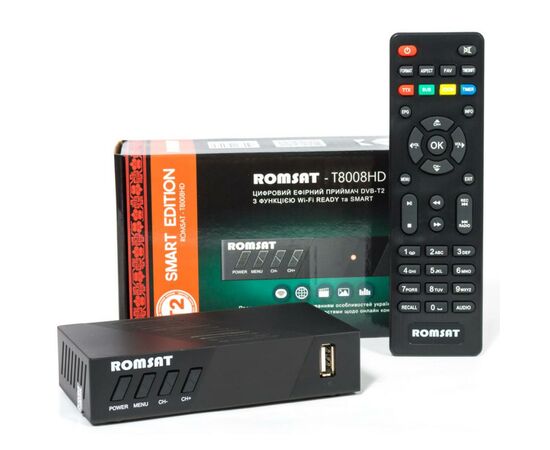 ТВ тюнер Romsat DVB-T2, чипсет GX3235S (T8008HD)