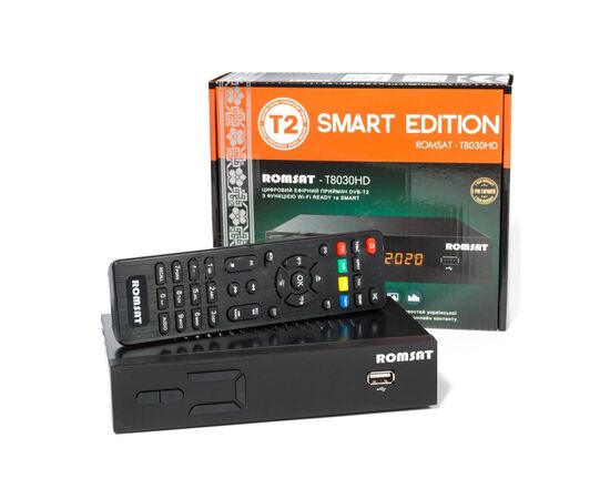 ТВ тюнер Romsat DVB-T, DVB-T2, DVB-C, чипсет GX3235S (T8030HD)