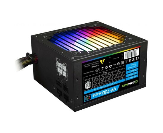 Блок питания Gamemax 700W (VP-700-M-RGB), изображение 2 Блок питания Gamemax 700W (VP-700-M-RGB), изображение 2