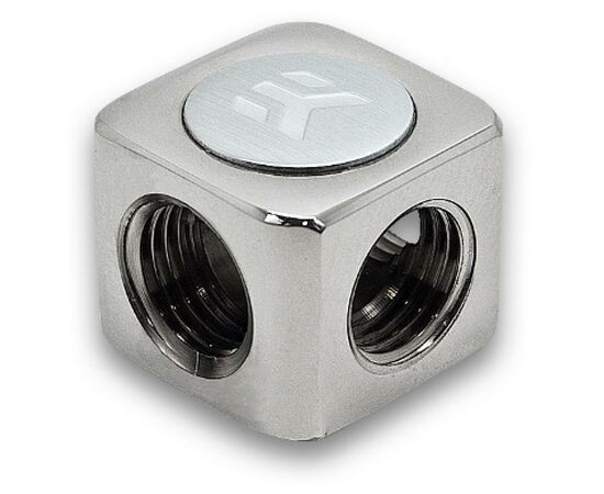 Фітинг для СВО Ekwb EK-AF T-Splitter 3F G1/4 - Nickel (3831109847084)