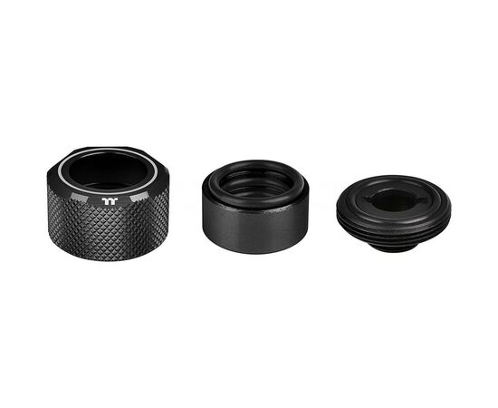 Фитинг для СВО ThermalTake Pacific C-PRO G1/4 PETG Tube 16mm OD Compression - Black (6- (CL-W214-CU00BL-B), изображение 2 Фитинг для СВО ThermalTake Pacific C-PRO G1/4 PETG Tube 16mm OD Compression - Black (6- (CL-W214-CU00BL-B), изображение 2