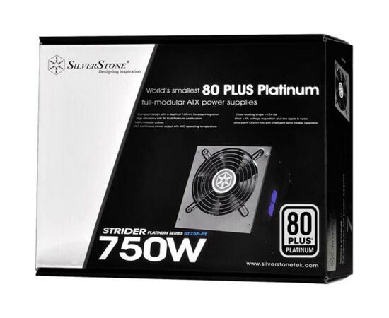 Блок питания Silver Stone 750W STRIDER (SST-ST75F-PT), изображение 9 Блок питания Silver Stone 750W STRIDER (SST-ST75F-PT), изображение 9