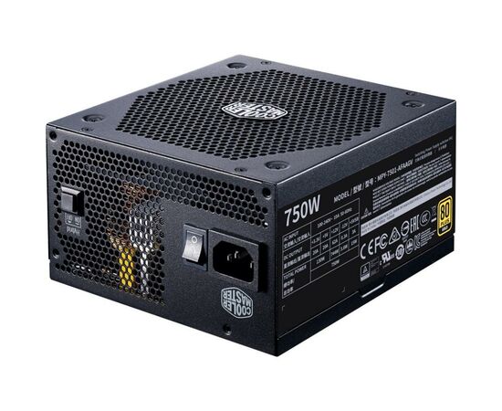 Блок питания CoolerMaster 750W Master V Gold (MPY-7501-AFAAGV-EU), изображение 5 Блок питания CoolerMaster 750W Master V Gold (MPY-7501-AFAAGV-EU), изображение 5