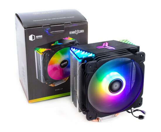 Кулер до процесора Qube QB-QB-OL1000GT (QB-OL1000GT), зображення 3 Кулер до процесора Qube QB-QB-OL1000GT (QB-OL1000GT), зображення 3