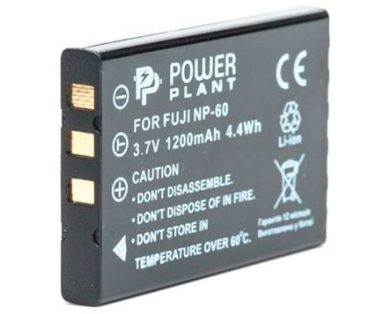 Аккумулятор к фото/видео PowerPlant Fuji NP-60, SB-L1037, SB-1137, D-Li12, NP-30, KLIC-5000, LI- (DV00DV1047)