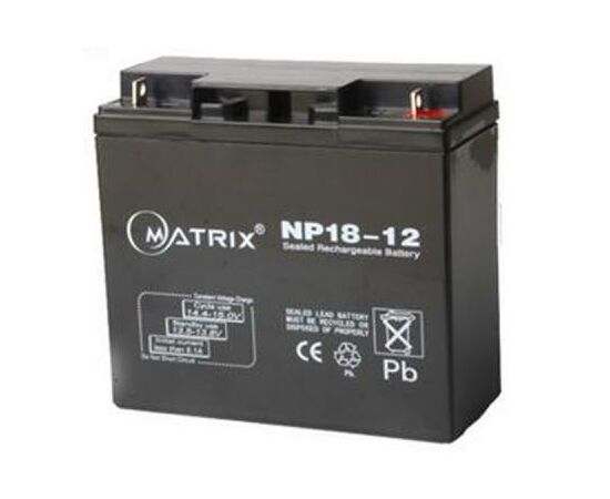 Батарея до ДБЖ Matrix 12V 18AH (NP18-12)