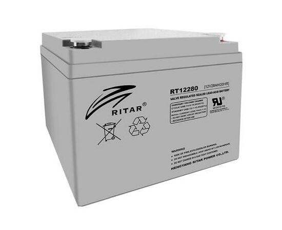 Батарея к ИБП Ritar AGM RT12280, 12V-28Ah (RT12280)