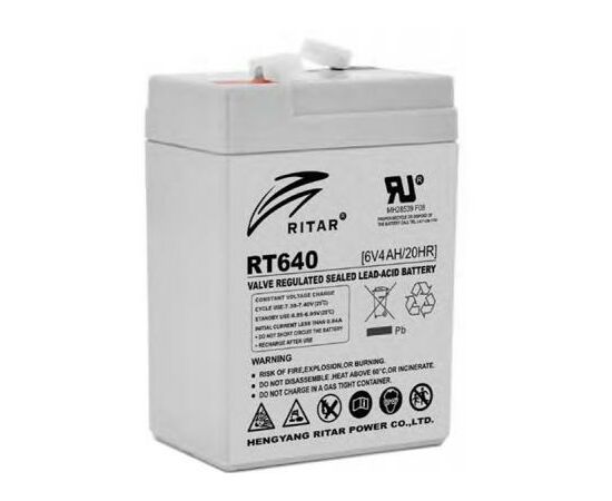 Батарея к ИБП Ritar AGM RT645, 6V-4Ah (RT640)