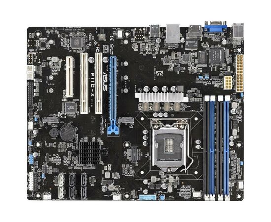 Серверная материнская плата ASUS P11C-X s1151 C242, 4xDDR4, M.2 USB 3.1 ATX (P11C-X), изображение 2 Серверная материнская плата ASUS P11C-X s1151 C242, 4xDDR4, M.2 USB 3.1 ATX (P11C-X), изображение 2
