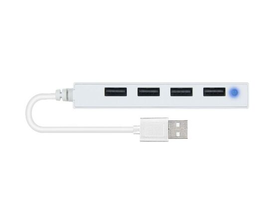 Концентратор Speedlink SNAPPY SLIM USB Hub, 4-Port, USB 2.0, Passive, White (SL-140000-WE), изображение 2 Концентратор Speedlink SNAPPY SLIM USB Hub, 4-Port, USB 2.0, Passive, White (SL-140000-WE), изображение 2