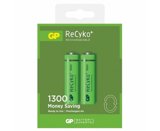 Акумулятор Gp AA 130AAHCE-2GBE2 Recyko+ 1300 mAh * 2 (130AAHCE / 4891199042904)