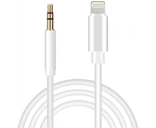 Переходник Lightning to Jack 3.5 мм white 1.0m XoKo (AUX-001-WH)