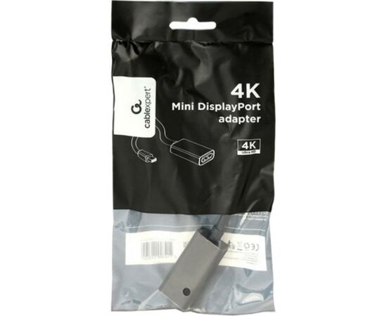 Переходник Mini DisplayPort to DisplayPort Cablexpert (A-mDPM-DPF4K-01), изображение 2 Переходник Mini DisplayPort to DisplayPort Cablexpert (A-mDPM-DPF4K-01), изображение 2