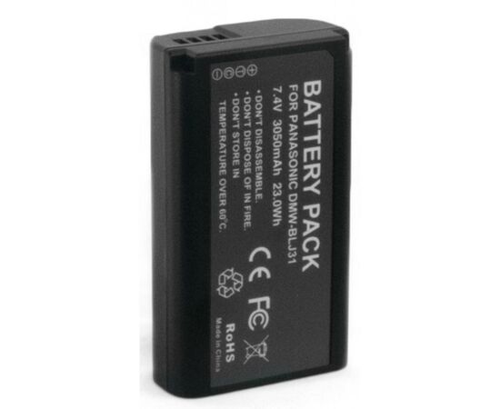 Аккумулятор к фото/видео Extradigital Panasonic BLJ31, Li-ion, 3050 mAh (BDP2696), изображение 2 Аккумулятор к фото/видео Extradigital Panasonic BLJ31, Li-ion, 3050 mAh (BDP2696), изображение 2