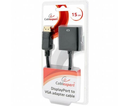 Переходник DisplayPort to VGA Cablexpert (AB-DPM-VGAF-02), изображение 2 Переходник DisplayPort to VGA Cablexpert (AB-DPM-VGAF-02), изображение 2