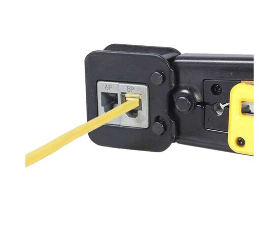 Інструмент Cablexpert RJ45/RJ12/RJ11, обрізає при обжимці (T-WC-05), зображення 4 Інструмент Cablexpert RJ45/RJ12/RJ11, обрізає при обжимці (T-WC-05), зображення 4
