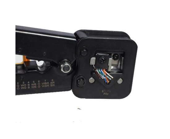 Інструмент Cablexpert RJ45/RJ12/RJ11, обрізає при обжимці (T-WC-05), зображення 5 Інструмент Cablexpert RJ45/RJ12/RJ11, обрізає при обжимці (T-WC-05), зображення 5