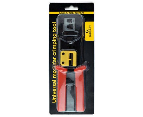 Інструмент Cablexpert RJ45/RJ12/RJ11, обрізає при обжимці (T-WC-05), зображення 8 Інструмент Cablexpert RJ45/RJ12/RJ11, обрізає при обжимці (T-WC-05), зображення 8