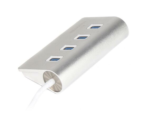 Концентратор Maxxter USB 3.0 Type-A 4 ports silver (HU3A-4P-01), изображение 2 Концентратор Maxxter USB 3.0 Type-A 4 ports silver (HU3A-4P-01), изображение 2