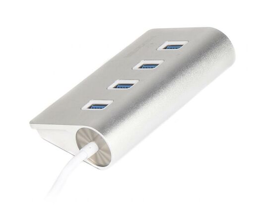 Концентратор Maxxter USB 3.0 Type-C 4 ports silver (HU3С-4P-01), изображение 2 Концентратор Maxxter USB 3.0 Type-C 4 ports silver (HU3С-4P-01), изображение 2