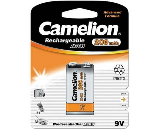 Акумулятор Крона 200mAh Ni-MH * 1 6F22-1BL Camelion (NH-9V200BP1)