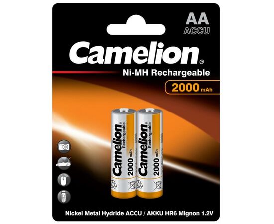 Акумулятор Camelion AA 2000mAh Ni-MH * 2 R6-2BL (NH-AA2000BP2)