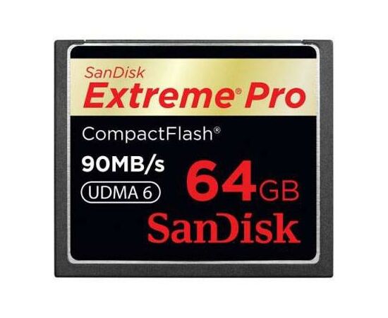 Карта памяти SanDisk 64Gb Compact Flash eXtreme Pro (SDCFXP-064G-X46/SDCFXPS-064G-X46)