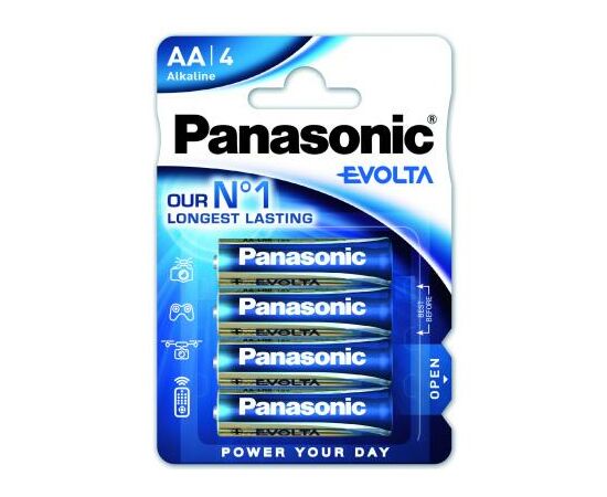 Батарейка Panasonic LR06 PANASONIC Evolta * 4 (LR6EGE/4BP)