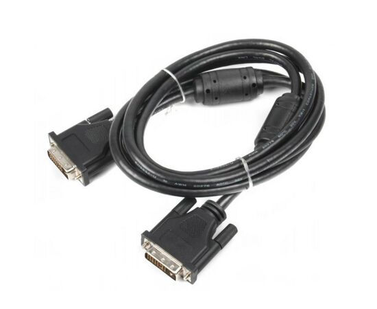 Кабель мультимедийный DVI to DVI 24+1pin, 3.0m Viewcon (VD 106-3м), изображение 2 Кабель мультимедийный DVI to DVI 24+1pin, 3.0m Viewcon (VD 106-3м), изображение 2
