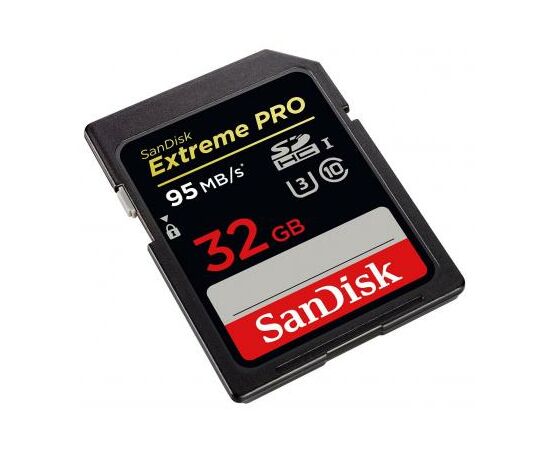 Карта пам'яті SanDisk 32GB SDHC Class10 UHS-I V30 4K Extreme Pro (SDSDXXG-032G-GN4IN), зображення 2 Карта пам'яті SanDisk 32GB SDHC Class10 UHS-I V30 4K Extreme Pro (SDSDXXG-032G-GN4IN), зображення 2