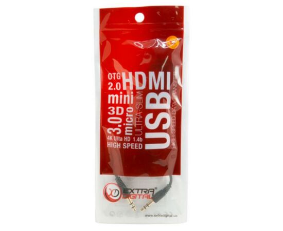 Кабель мультимедійний mini Jack 3.5mm to mini Jack 3.5mm 1.5m Extradigital (KBA1681), зображення 4 Кабель мультимедійний mini Jack 3.5mm to mini Jack 3.5mm 1.5m Extradigital (KBA1681), зображення 4