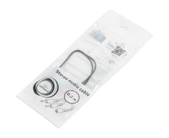 Кабель мультимедийный Jack 3.5mm female 4-pin to 2x Jack 3.5mm male 0.2m Cablexpert (CCA-418), изображение 4 Кабель мультимедийный Jack 3.5mm female 4-pin to 2x Jack 3.5mm male 0.2m Cablexpert (CCA-418), изображение 4