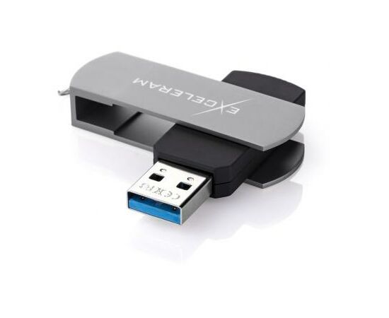 USB флеш накопитель eXceleram 16GB P2 Series Gray/Black USB 3.1 Gen 1 (EXP2U3GB16), изображение 2 USB флеш накопитель eXceleram 16GB P2 Series Gray/Black USB 3.1 Gen 1 (EXP2U3GB16), изображение 2