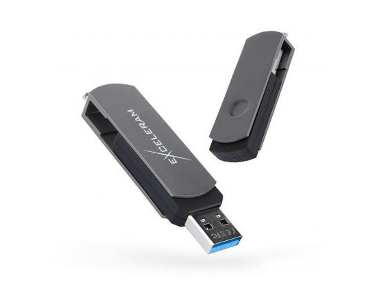 USB флеш накопитель eXceleram 16GB P2 Series Gray/Black USB 3.1 Gen 1 (EXP2U3GB16)