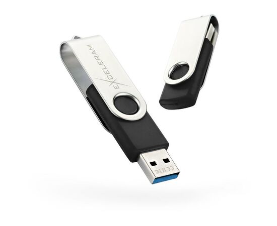 USB флеш накопичувач eXceleram 16GB P1 Series Silver/Black USB 3.1 Gen 1 (EXP1U3SIB16)