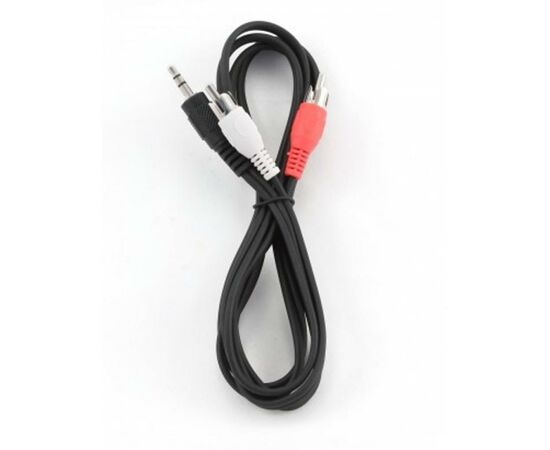 Кабель мультимедийный Jack 3.5mm папа/2RCA папа 1.5m Cablexpert (CCAB-458), изображение 2 Кабель мультимедийный Jack 3.5mm папа/2RCA папа 1.5m Cablexpert (CCAB-458), изображение 2