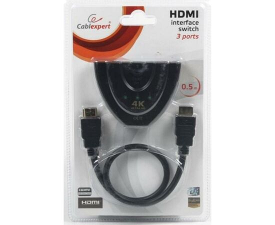 Коммутатор видео Cablexpert DSW-HDMI-35, изображение 5 Коммутатор видео Cablexpert DSW-HDMI-35, изображение 5