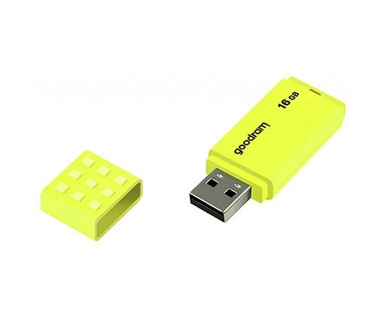 USB флеш накопитель Goodram 16GB UME2 Yellow USB 2.0 (UME2-0160Y0R11), изображение 2 USB флеш накопитель Goodram 16GB UME2 Yellow USB 2.0 (UME2-0160Y0R11), изображение 2