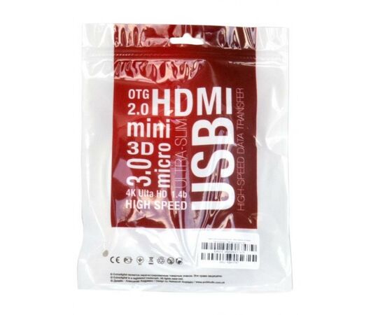 Кабель мультимедійний Display Port to HDMI 2.0m 30AVG 4Kx2K Extradigital (KBH1747), зображення 4 Кабель мультимедійний Display Port to HDMI 2.0m 30AVG 4Kx2K Extradigital (KBH1747), зображення 4