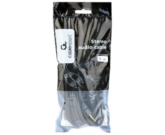 Кабель мультимедийный 3.5 Jack to 2RCA 5.0m Cablexpert (CCA-352-5M), изображение 2