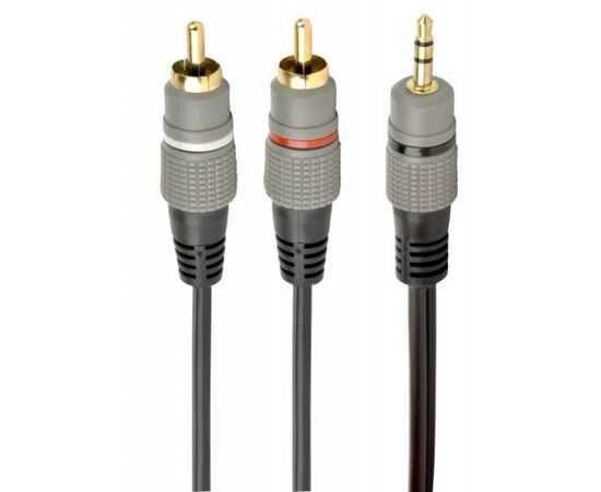 Кабель мультимедійний 3.5 Jack to 2RCA 5.0m Cablexpert (CCA-352-5M)