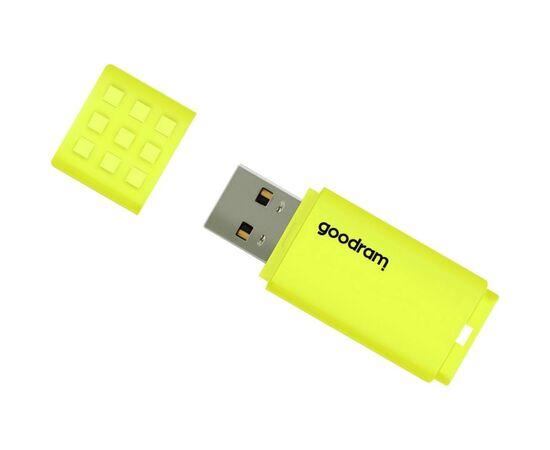 USB флеш накопитель Goodram 8GB UME2 Yellow USB 2.0 (UME2-0080Y0R11), изображение 3 USB флеш накопитель Goodram 8GB UME2 Yellow USB 2.0 (UME2-0080Y0R11), изображение 3