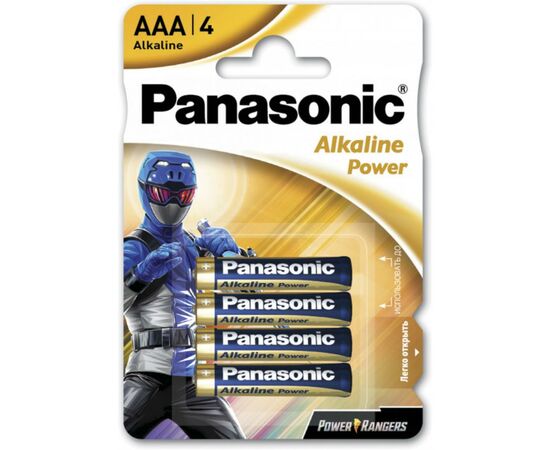 Батарейка Panasonic AAA LR03 POWER * 4 Power Rangers (LR03REB/4BPRPR)